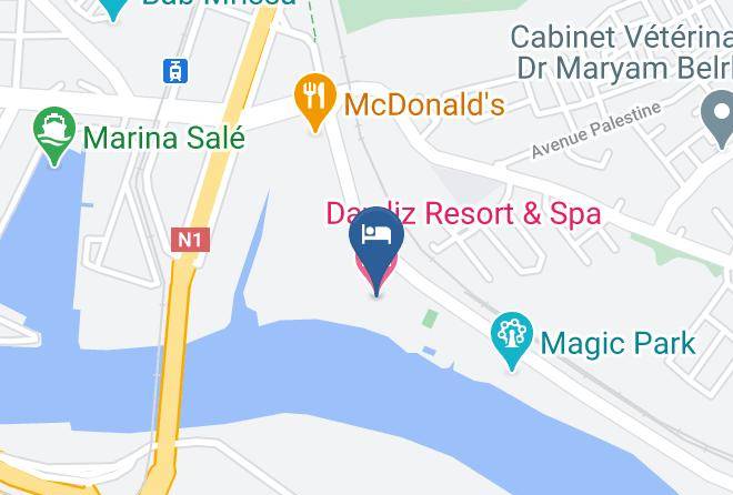 Rabat Sale Zemmour Zaer - Dawliz Resort & Spa Maps