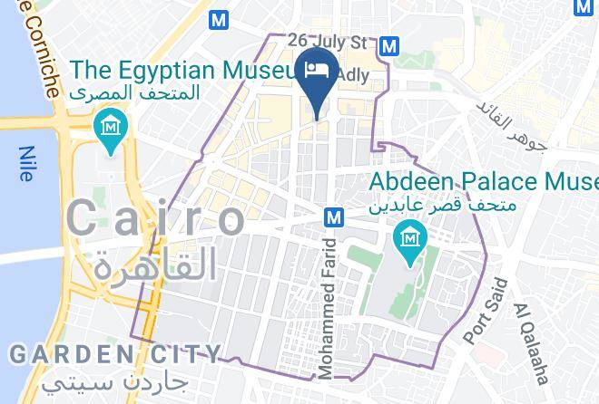 Cairo - Dawn Town Cairo Hotel Maps
