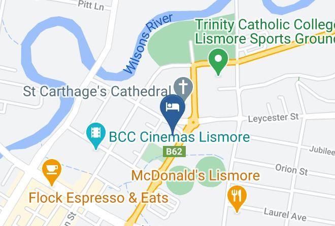 Lismore - Dawson Motor Inn Maps