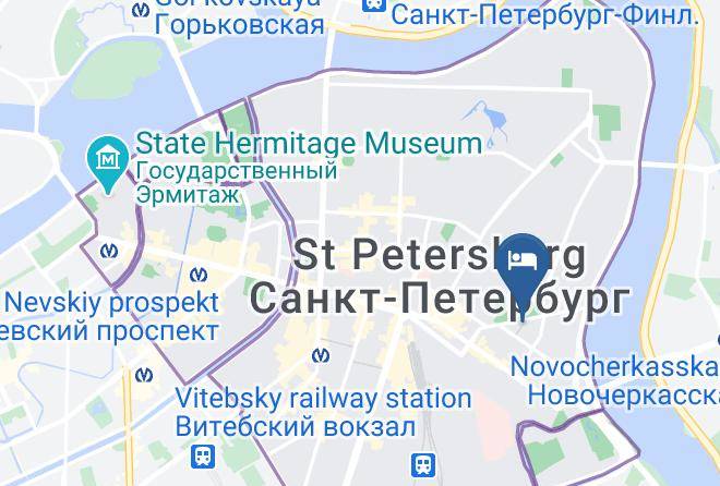 Saint Petersburg - Day And Night Maps