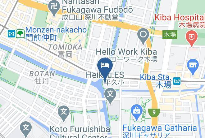 Koto Ward - Day Nice Hotel Tokyo Maps