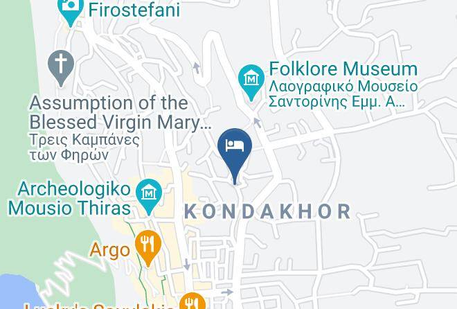 Thira - Day One Fira Mansion Maps