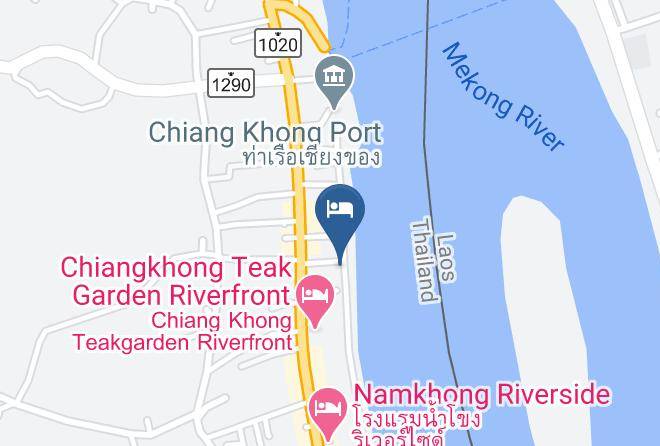 Amphoe Chiang Khong - Day Waterfront Hotel Maps