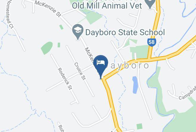 Dayboro Crown Hotel Map