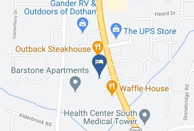 Houston - Daybreak Suites Extended Stay Dothan Maps