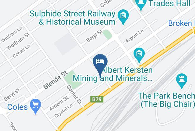 Broken Hill - Daydream Motel & Cottages Maps