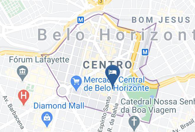 Belo Horizonte - Dayrell Hotel & Centro De Convencoes Maps
