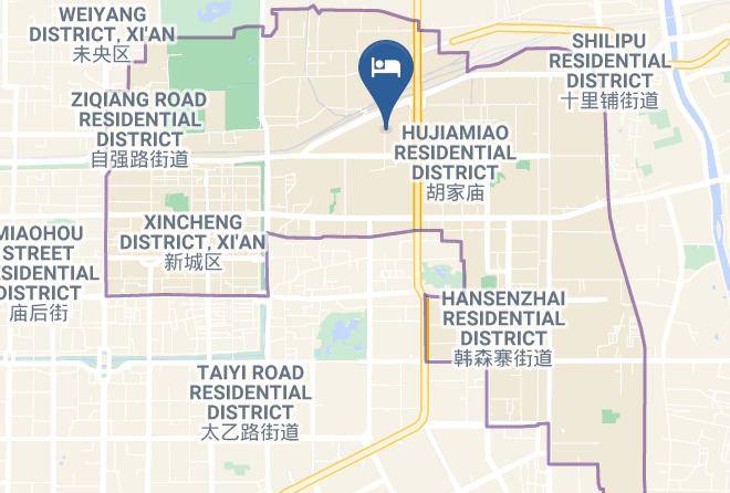 Xi An - Days Hotel And Suites Xinxing Xian Maps