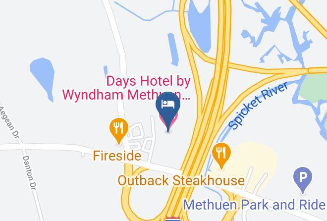 Days Hotel By Wyndham Methuen Ma Conference Center Map