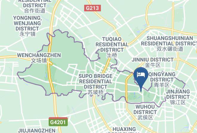 Chengdu - Days Hotel Huanan Maps