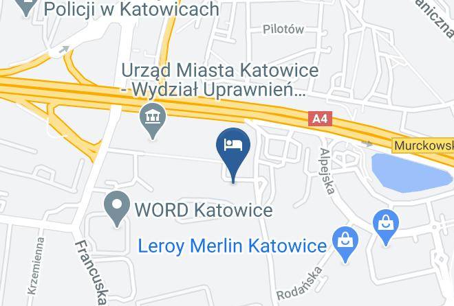Katowice - Economy Silesian Hotel Maps