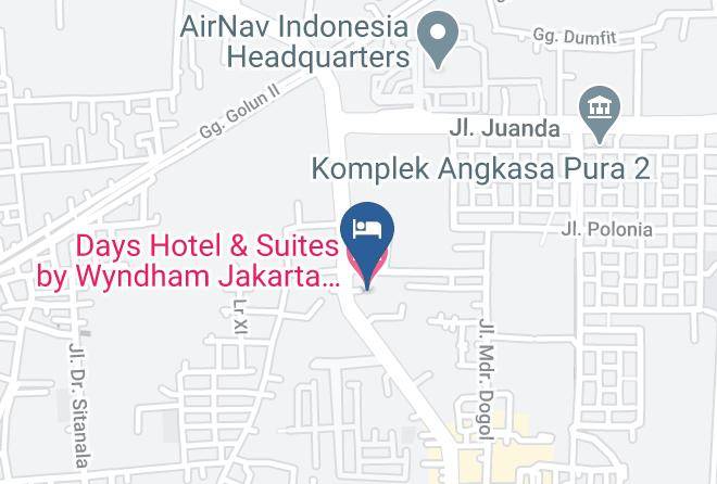 Days Hotel & Suites By Wyndham Jakarta Airport Map