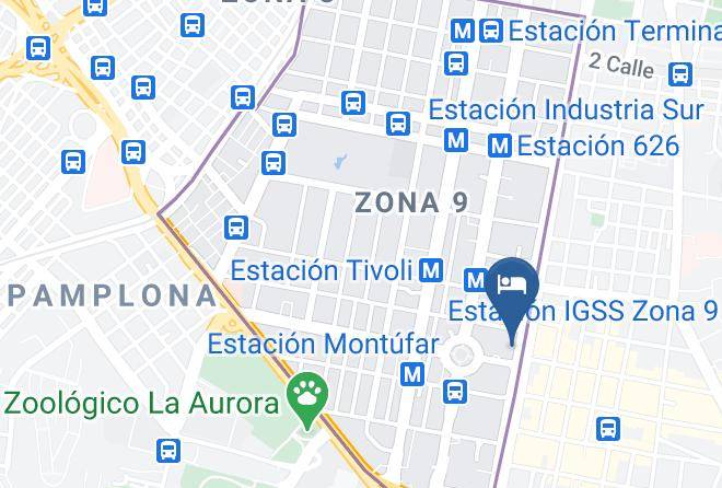 Guatemala - Days Hotel Zona Viva Guatemala City Maps