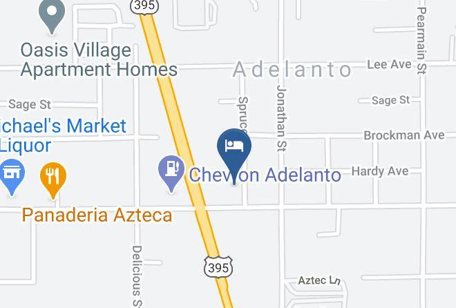 San Bernardino - Days Inn Adelanto Victorville Maps