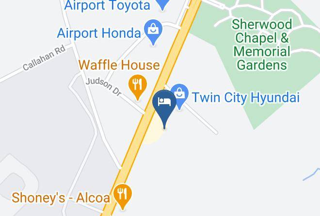 Blount - Days Inn Alcoa Knoxville Airport Maps