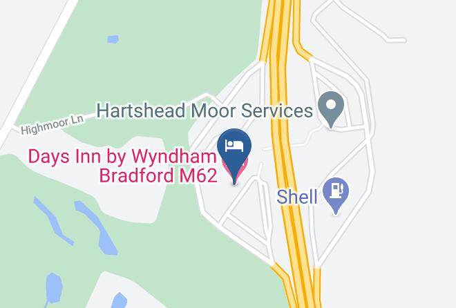 Calderdale - Days Inn By Wyndham Bradford M62 Maps