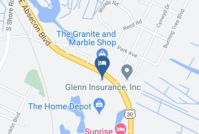 Atlantic - Days Inn By Wyndham Absecon Atlantic City Area Maps