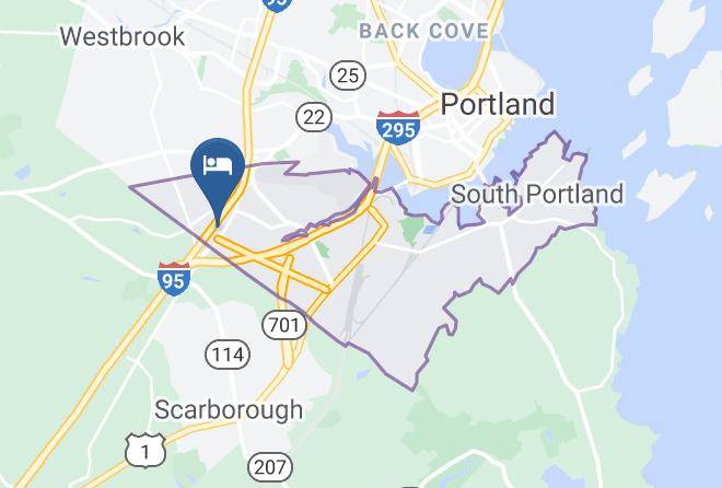 Cumberland - Days Inn By Wyndham Airport Maine Mall Maps