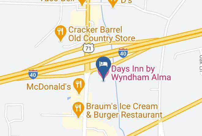 Crawford - Days Inn By Wyndham Alma Maps