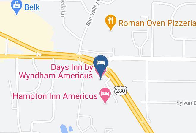 Sumter - Days Inn By Wyndham Americus Maps