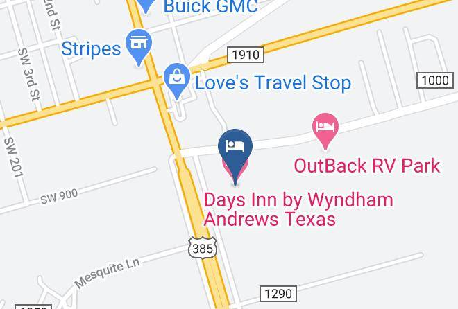 Andrews - Days Inn By Wyndham Andrews Texas Maps