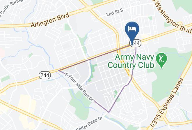Arlington - Days Inn By Wyndham Arlington Pentagon Maps