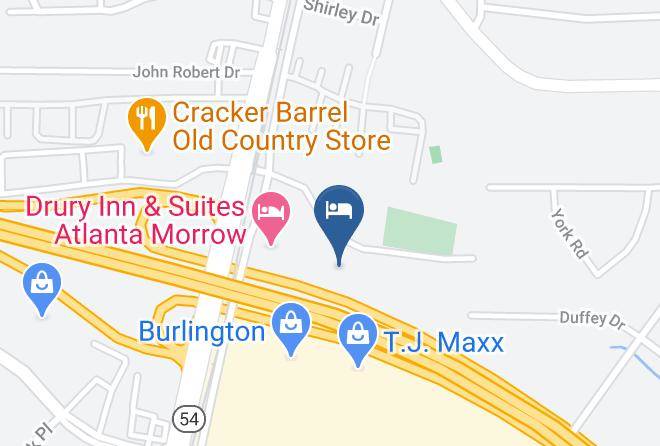 Clayton - Days Inn By Wyndham Atlanta Southlake Morrow Maps