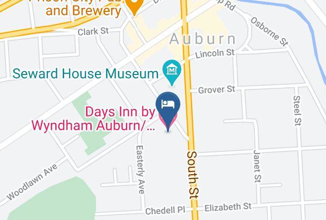 Cayuga - Days Inn By Wyndham Auburn Finger Lakes Region Maps