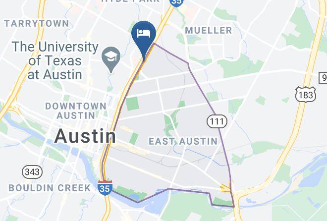 Travis - Days Inn By Wyndham Austin University Downtown Maps