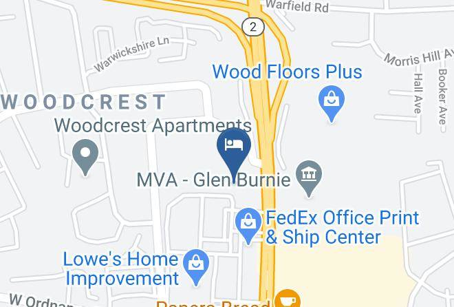 Anne Arundel - Days Inn By Wyndham Baltimore South Glen Burnie Maps