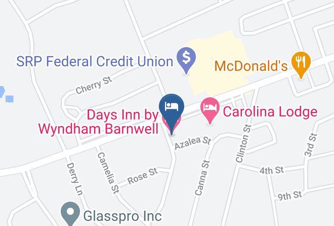 Days Inn By Wyndham Barnwell Map