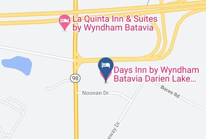Genesee - Days Inn By Wyndham Batavia Darien Lake Theme Park Maps