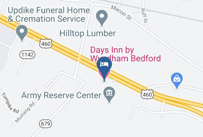 Days Inn By Wyndham Bedford Map