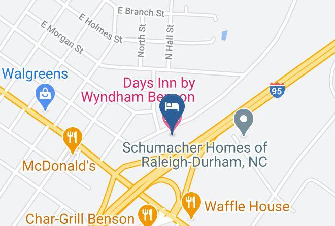 Days Inn By Wyndham Benson Map