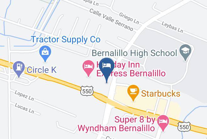 Days Inn By Wyndham Bernalillo Map