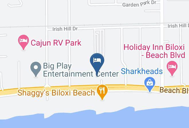 Harrison - Days Inn By Wyndham Biloxi Beach Maps