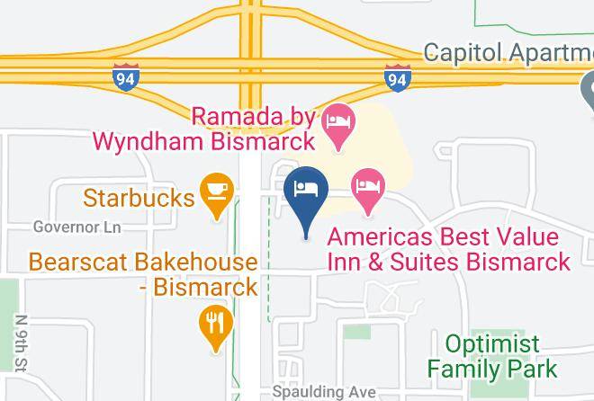 Burleigh - Days Inn By Wyndham Bismarck Maps