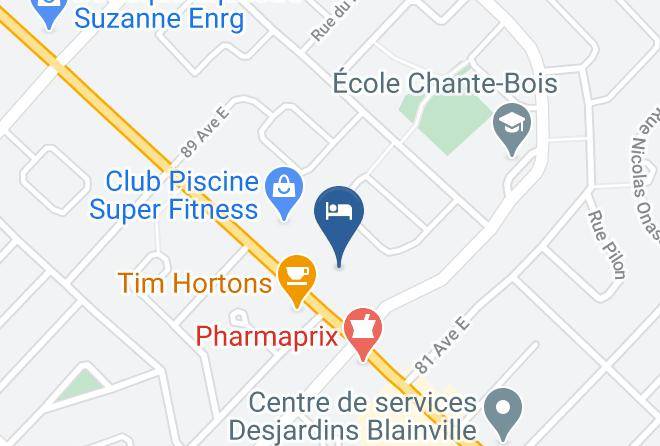 Therese De Blainville Regional County Municipality - Days Inn By Wyndham Blainville Conference Centre Maps