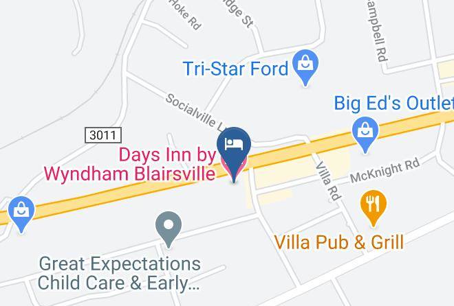 Days Inn By Wyndham Blairsville Map
