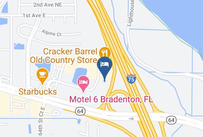 Manatee - Days Inn By Wyndham Bradenton I 75 Maps