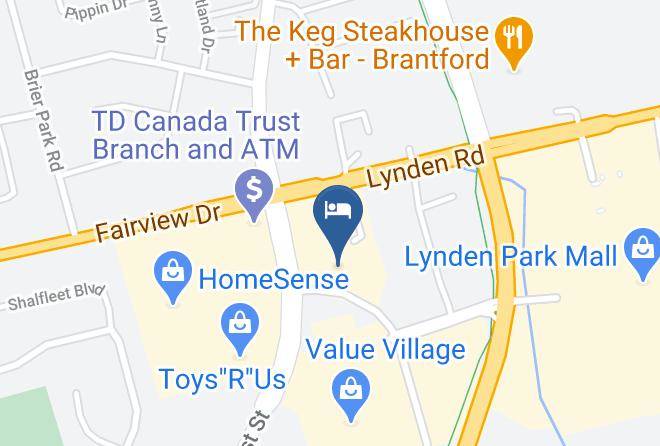 Brant - Days Inn By Wyndham Brantford Maps