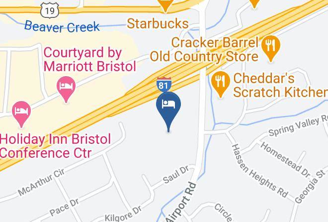 Bristol City - Days Inn By Wyndham Bristol Maps