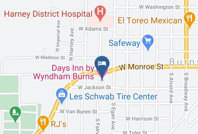 Harney - Days Inn By Wyndham Burns Maps