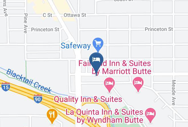 Silver Bow - Days Inn By Wyndham Butte Maps