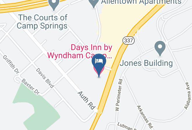 Prince George S - Days Inn By Wyndham Camp Springs Andrews Afb Maps