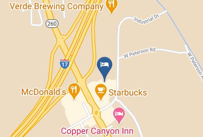 Yavapai - Days Inn By Wyndham Camp Verde Arizona Maps