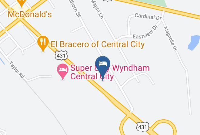 Muhlenberg - Days Inn By Wyndham Central City Maps
