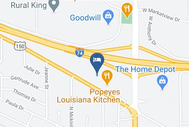 Champaign - Days Inn By Wyndham Champaign Urbana Maps