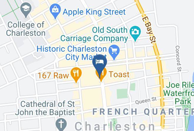 Charleston - Days Inn By Wyndham Charleston Historic District Maps