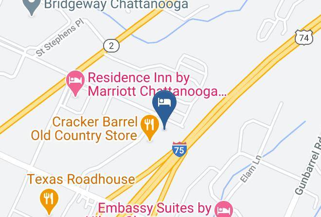 Days Inn By Wyndham Chattanooga Hamilton Place Map